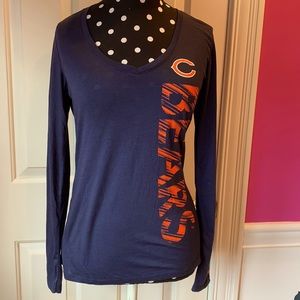 Nike Chicago Bears Navy Blue Long Sleeve Shirt